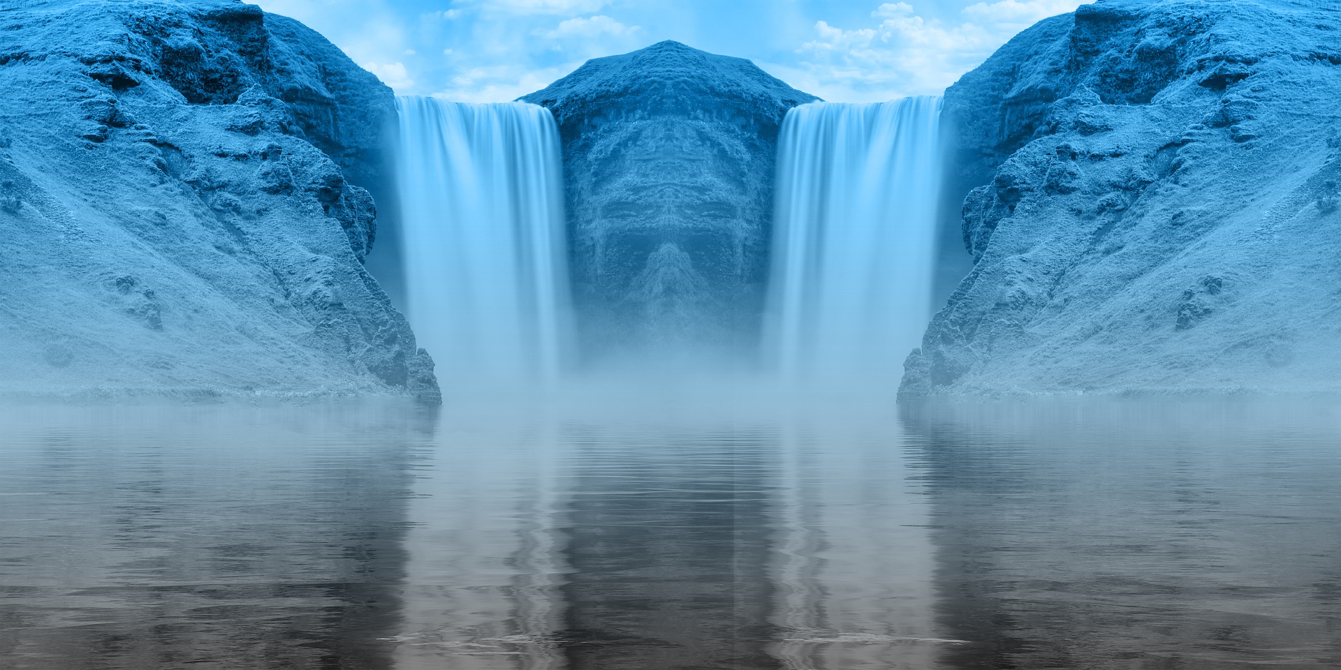 vandfald