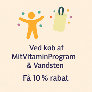 MitVitaminProgram + 1 vandsten